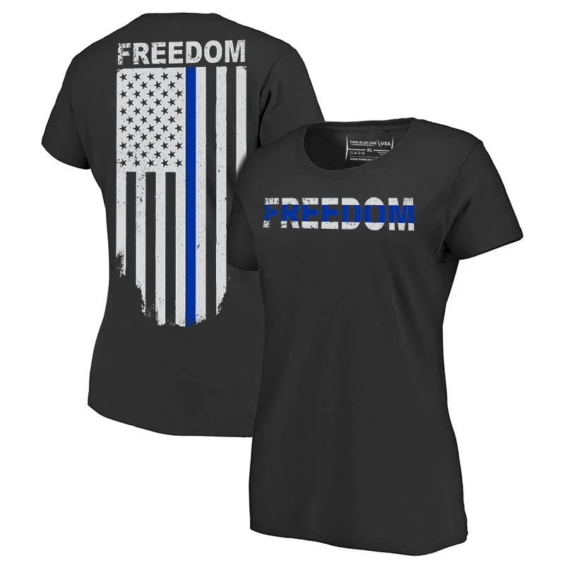 Women's Shirt - Thin Blue Line Freedom