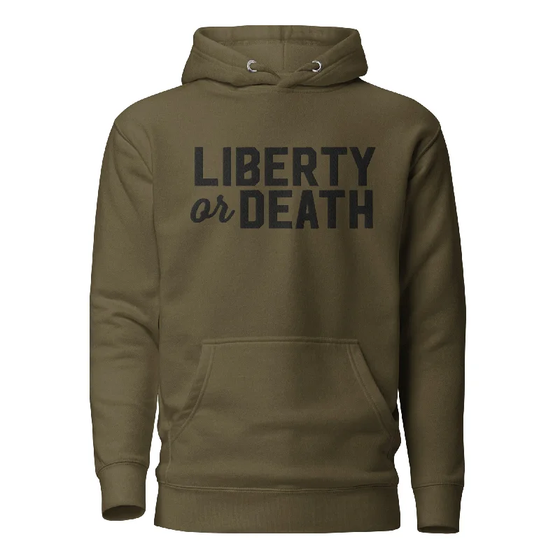 Liberty or Death Embroidered Unisex Hoodie