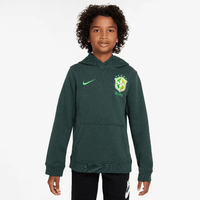 Nike Brazil Club Fleece Big Kids' Full-Zip Hoodie