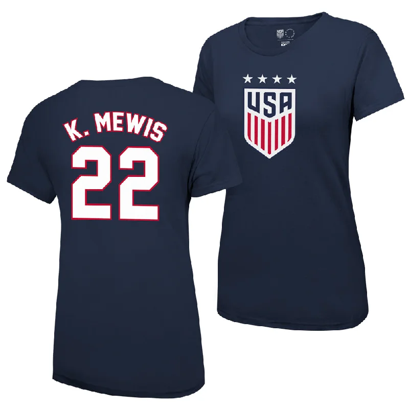 Kristie Mewis USWNT Women's 4 Star T-Shirt