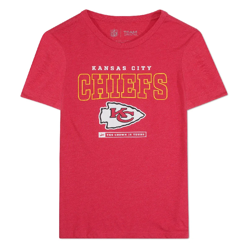 Kansas City Chiefs Crown Women's Short Sleeve T-Shirt