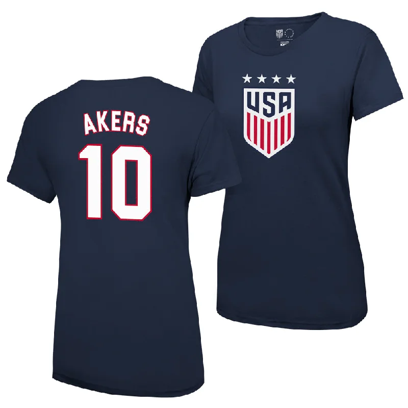 Michelle Akers 1999 USWNT Women's 4 Star T-Shirt