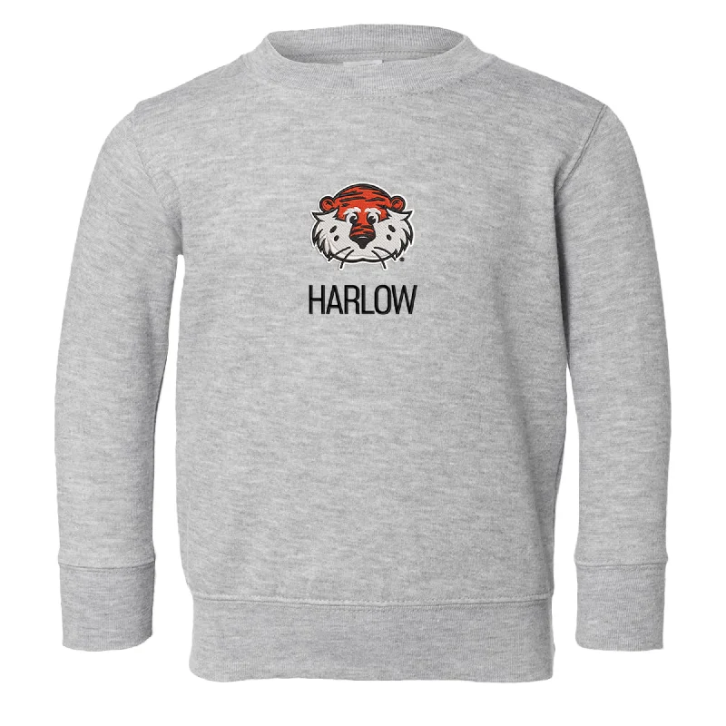 Personalized Auburn Tigers Aubie Toddler Crewneck Sweatshirt