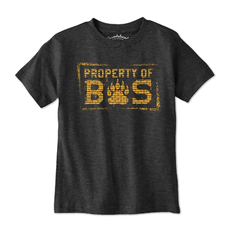 Property of BOS Bear Paw Graffiti Youth T-Shirt