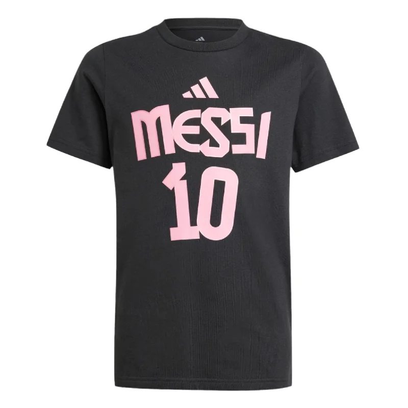 Adidas Youth Messi T-Shirt-Black