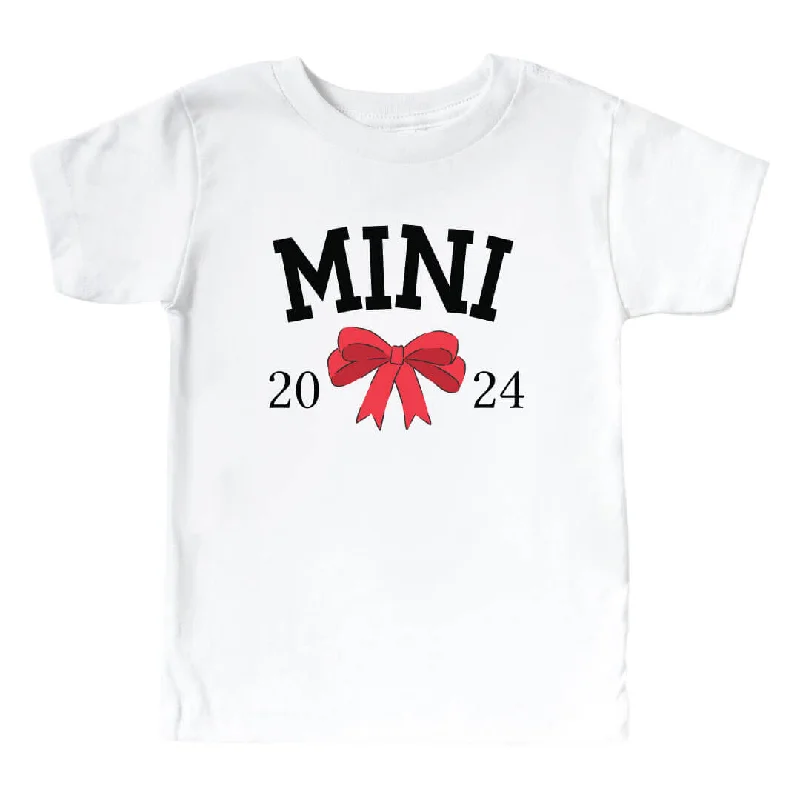 Mini Bow Kids Graphic Tee | White