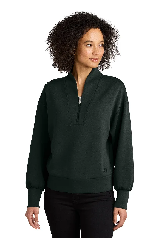 Ogio Womens Transcend 1/4 Zip Sweatshirt - Blacktop - New