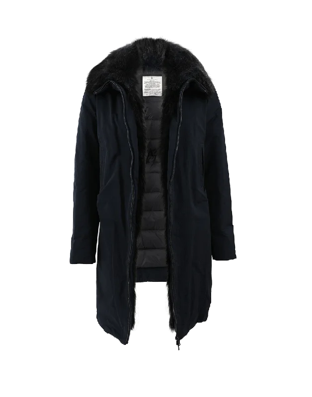 Fox Collar Puffer Jacket