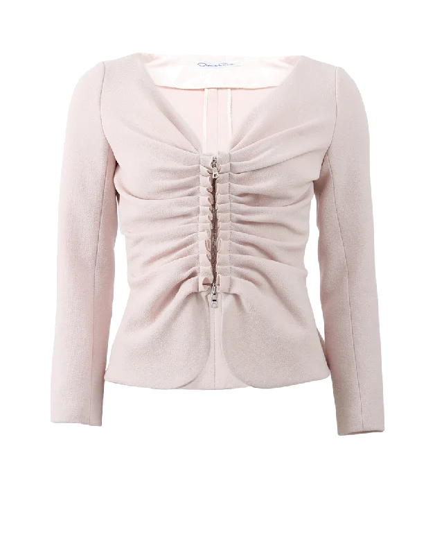 Ruched Front Jacket