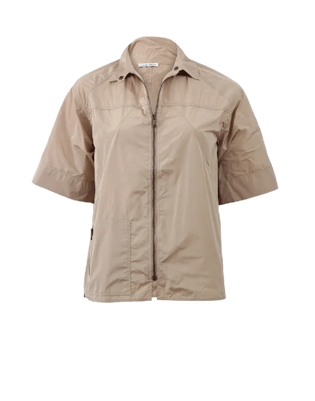 Short Sleeve Zip Jacket