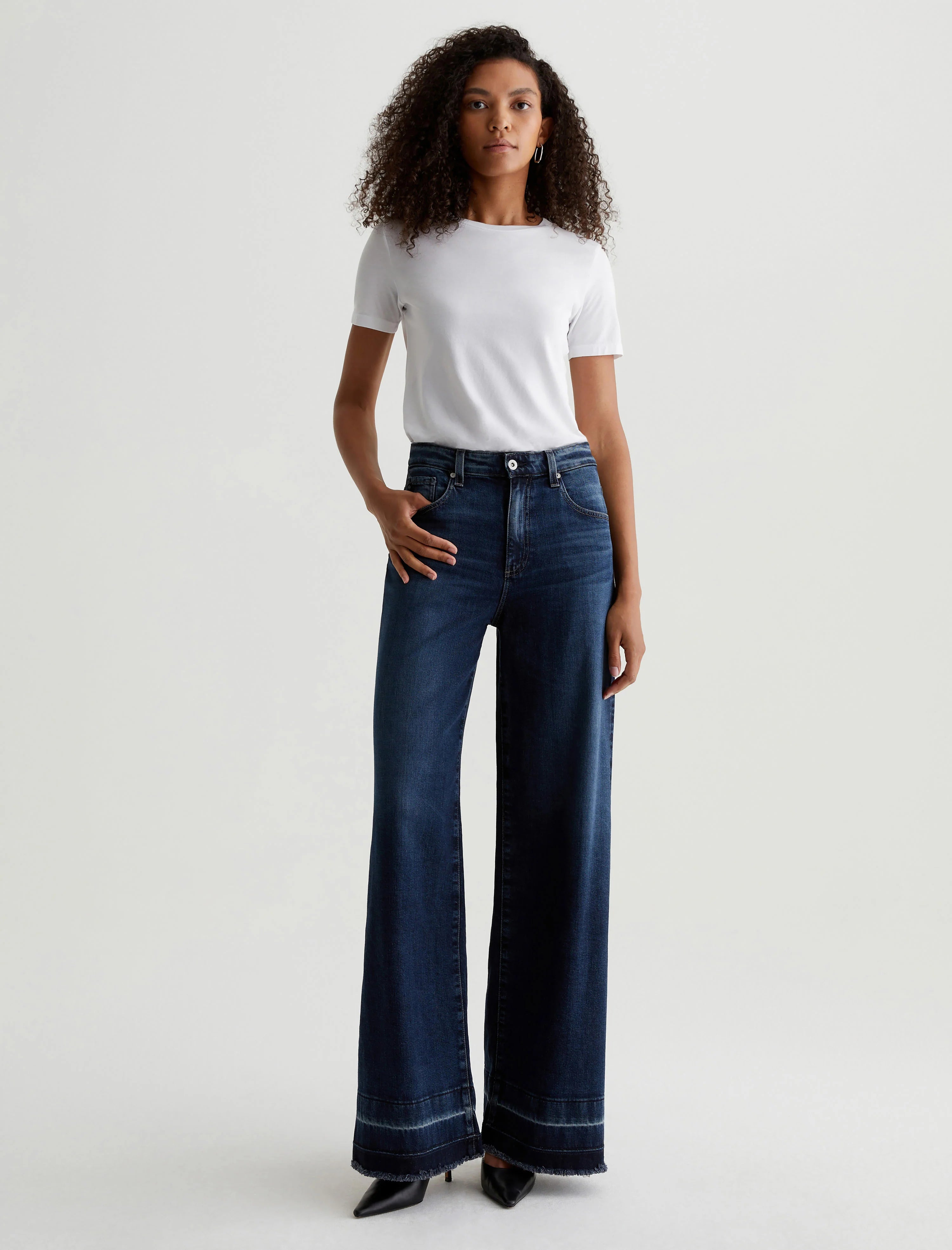 AG Jeans -  Deven High-Rise Ultra Wide Leg