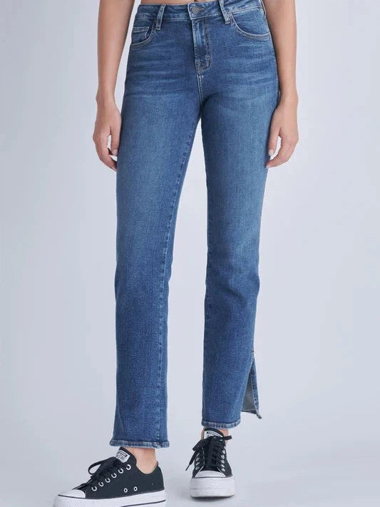 HIDDEN Ryan High Rise Bootcut w/ Side Slit Jeans