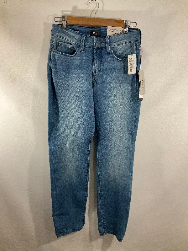 Jeans Cropped By Not Your Daughters Jeans In Blue Denim, Size: 0