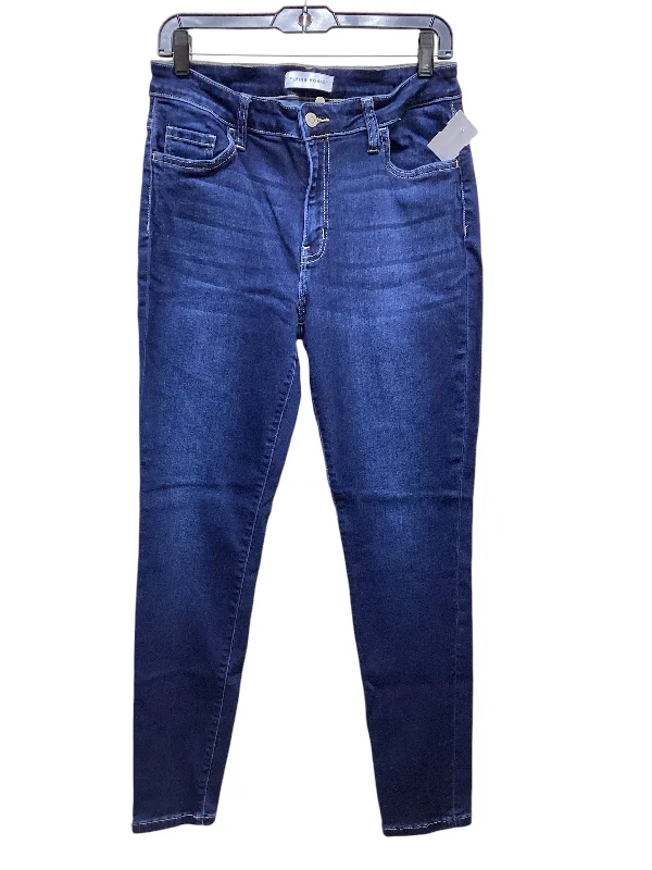 Jeans Skinny By Flying Monkey In Blue Denim, Size: 12