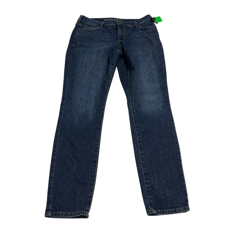 Jeans Skinny By Old Navy In Blue Denim, Size: 10