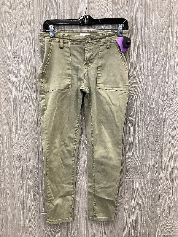 Jeans Straight By Kensie In Green Denim, Size: 4