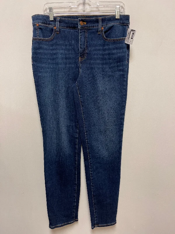 Jeans Straight By Talbots In Blue Denim, Size: 10