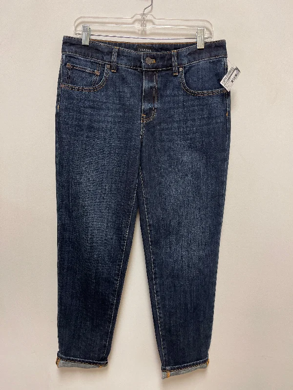 Jeans Straight By Talbots In Blue Denim, Size: 6