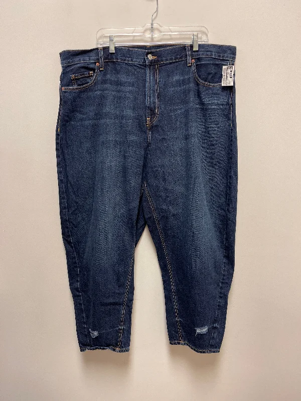 Jeans Wide Leg By Old Navy In Blue Denim, Size: 20