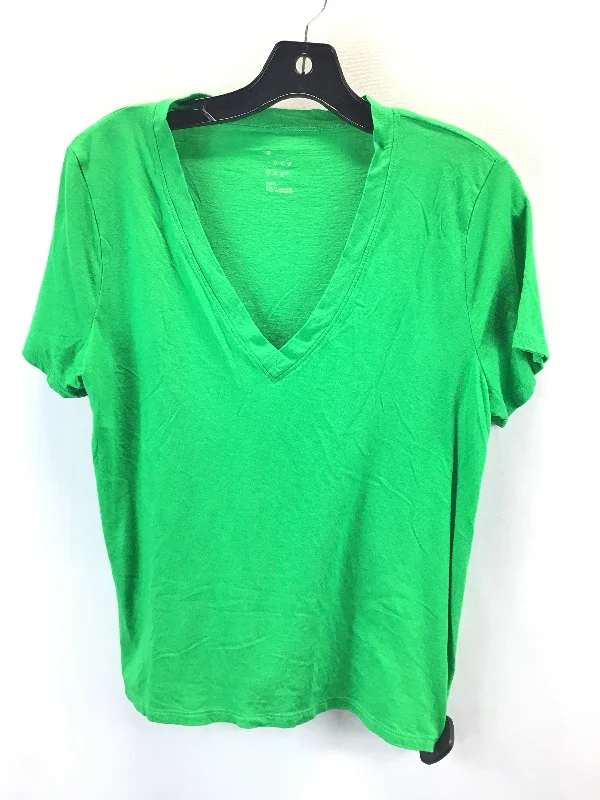 Top Short Sleeve By A New Day In Green, Size: S