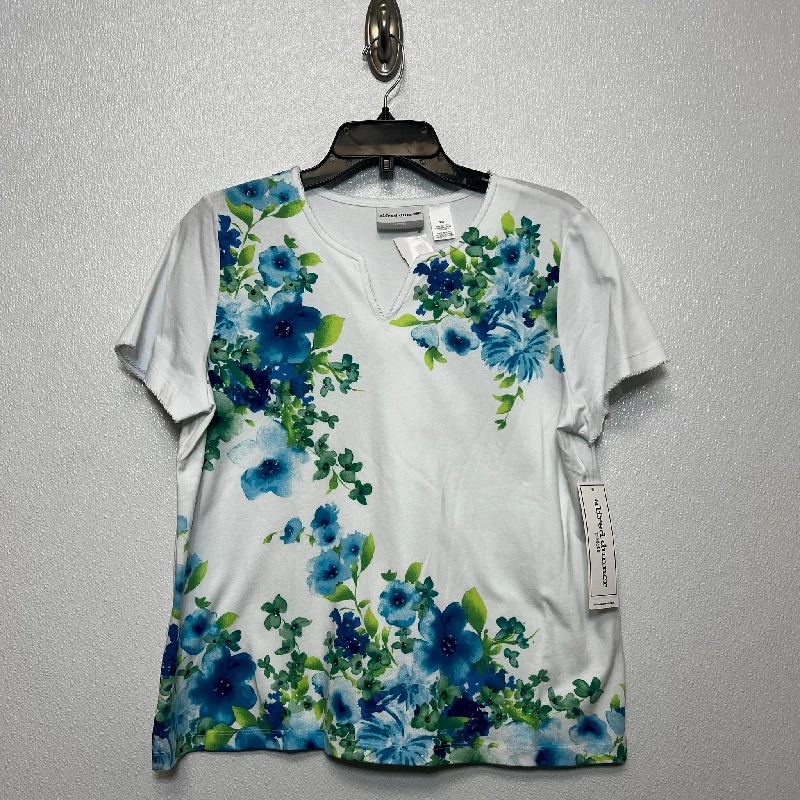 Top Short Sleeve By Alfred Dunner In Floral, Size: Petite  Medium