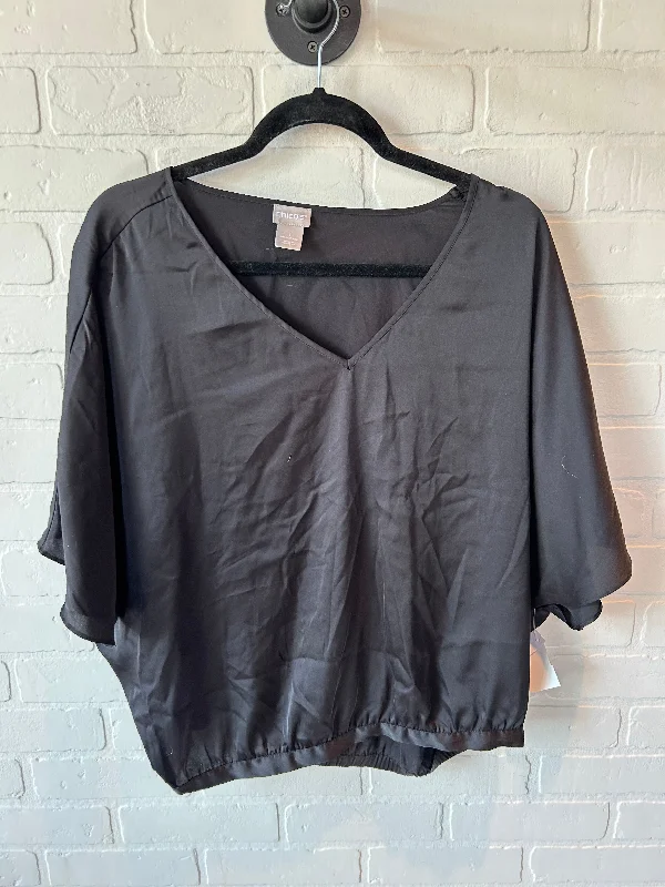 Top Short Sleeve By Chicos In Black, Size: M