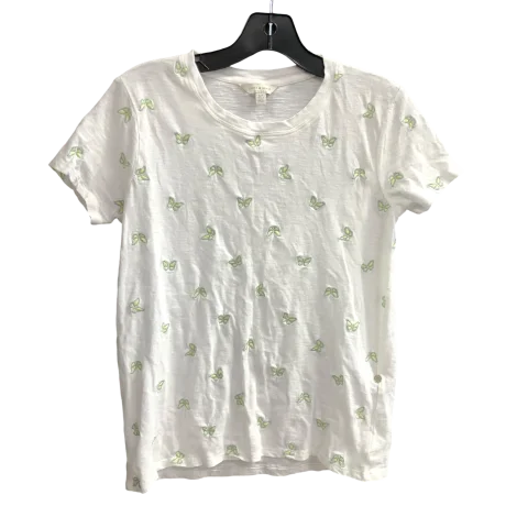 Top Short Sleeve By Lucky Brand In White, Size: S