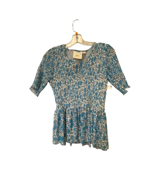 Top Short Sleeve By Maeve In Floral Print, Size: S