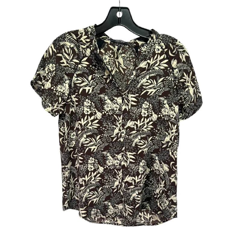 Top Short Sleeve By Scotch & Soda In Floral Print, Size: S