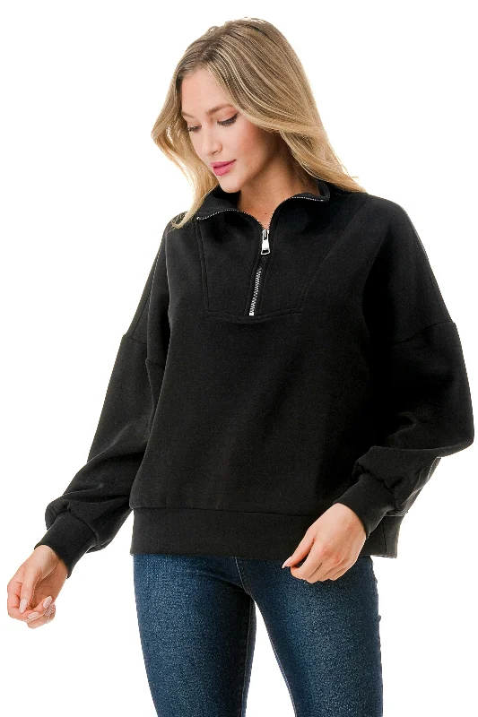 Ariella Half Zip Sweater