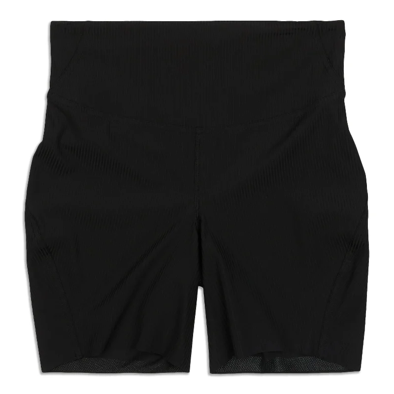 Base Pace Ribbed High-Rise Short