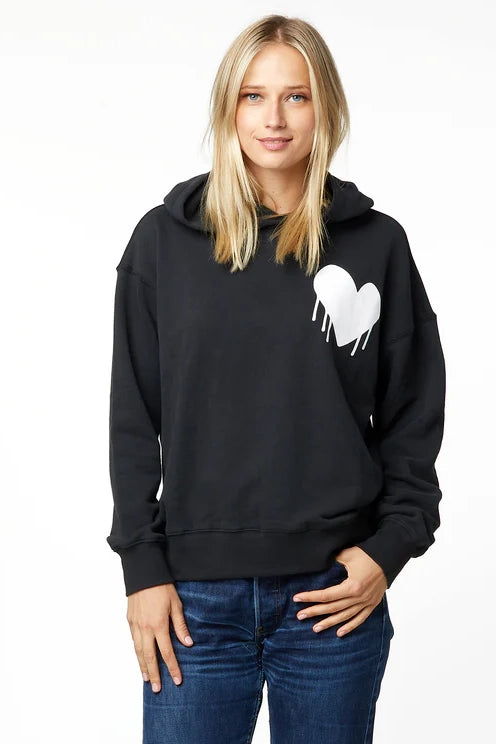 Kerri Rosenthal Boyfriend Drippy Heart Hoodie