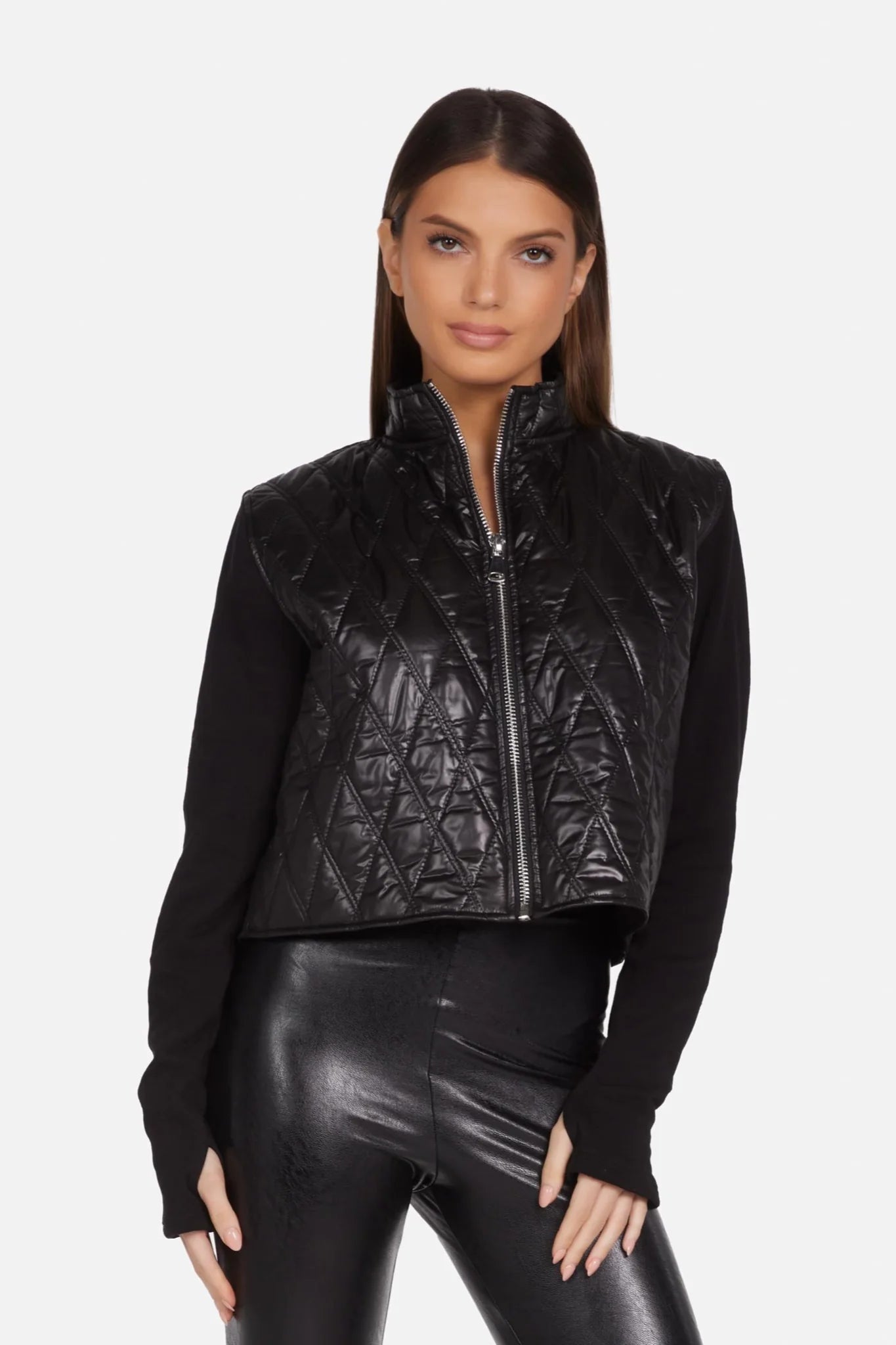 Michael Lauren Ezequiel Quilted Zip