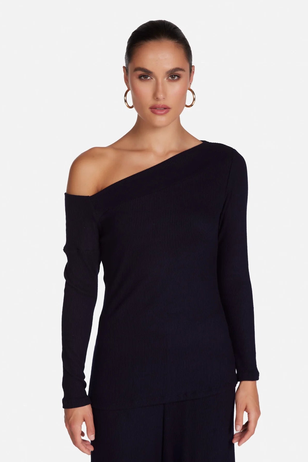 Michael Lauren Maples Off Shoulder Top