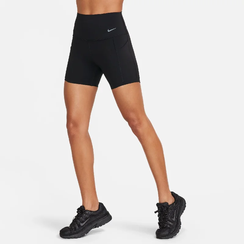 Nike Women's Universa Medium-Support High-Waisted 5" Biker Shorts with Pockets