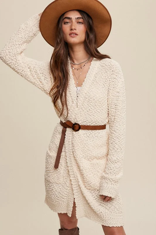 Relaxed Popcorn Cardi *Online Only*