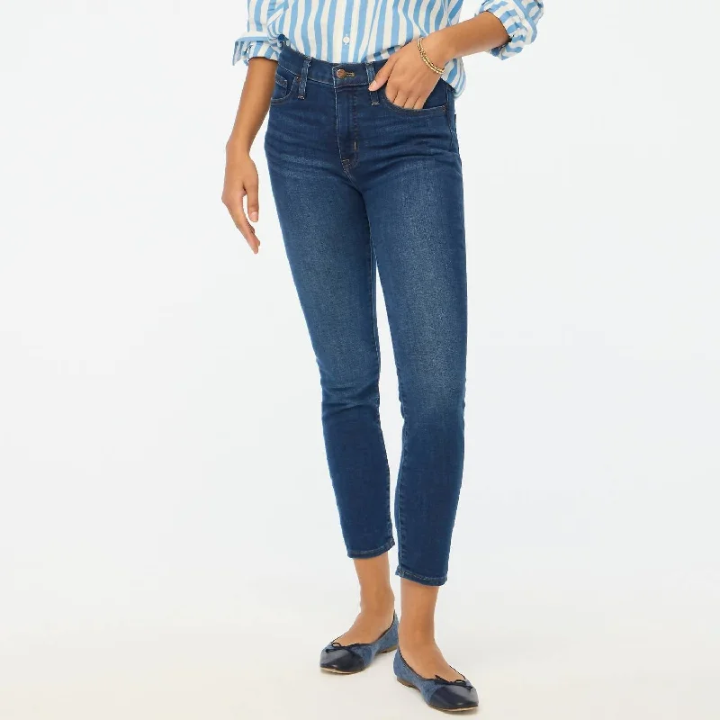 9" Mid Rise Skinny Jean In Blue