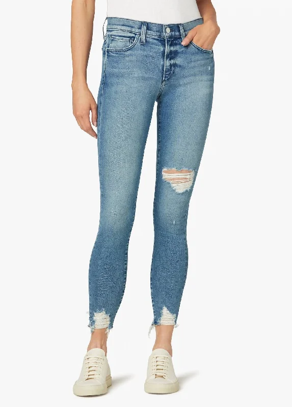 Icon Ankle With Chewed Hem Jean In Rookie