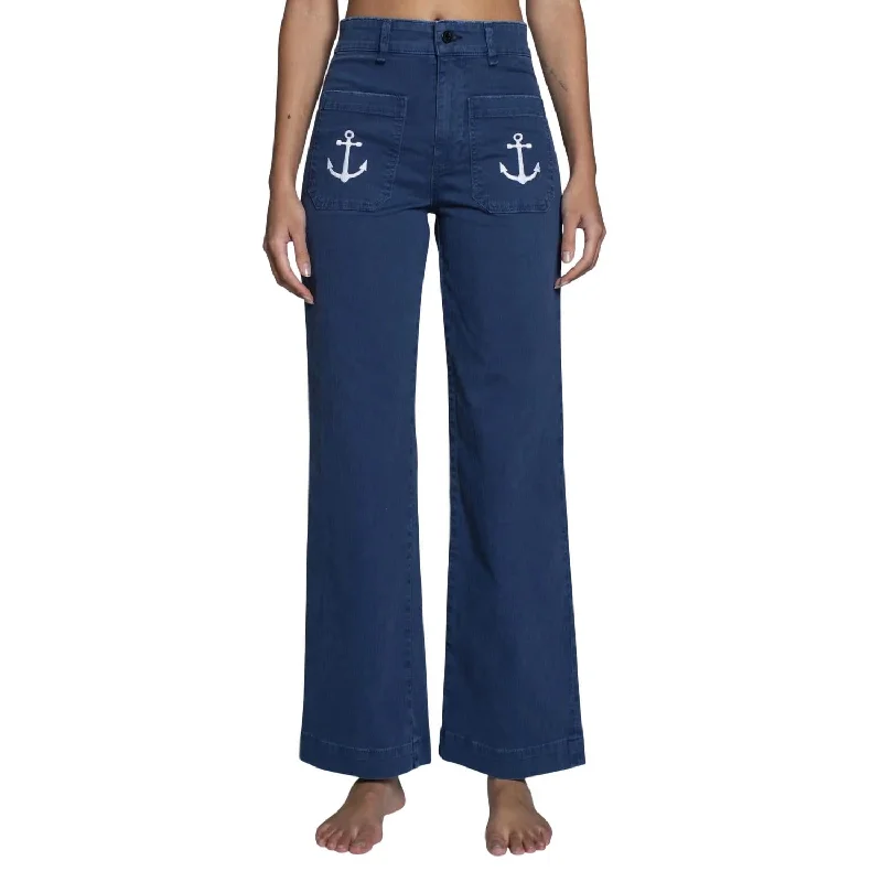 Sailor Pant In Anchor Navy