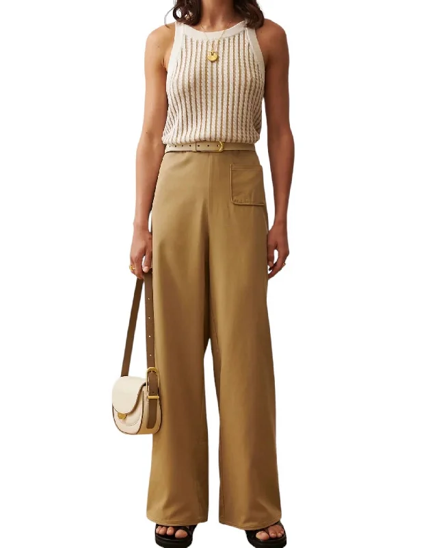 The Lusia Pants In Hazel