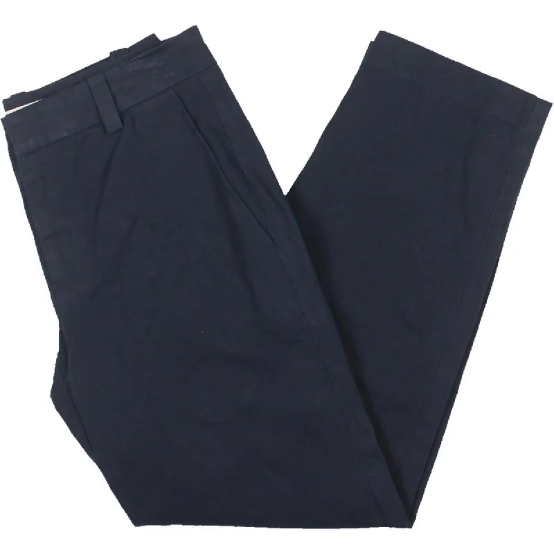 Womens Low Rise Casual Cropped Pants